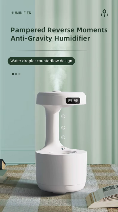 Premium Quality Anti-Gravity Humidifier with LED Display & Ultrasonic Technology