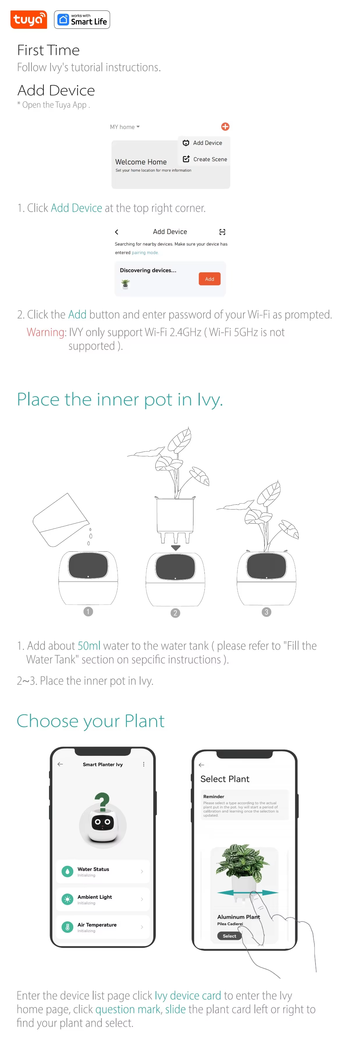 Tuya Ivy Smart Plant Pot