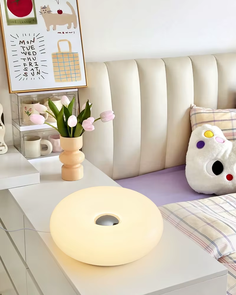 RGB 16-Color Dimmable Donut LED Desk Lamp